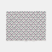 Couverture Polaire Fleurs géométriques (Devant (Horizontal))