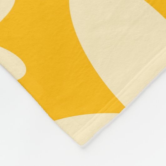 Couverture Polaire Fleurs hippies rétro (Coin)