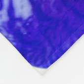 Couverture Polaire Fleurs Iris Violets (Coin)