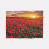 Couverture Polaire Fleurs | Jardin botanique Hollande (Devant (Horizontal))