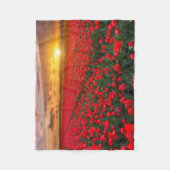 Couverture Polaire Fleurs | Jardin botanique Hollande (Devant)