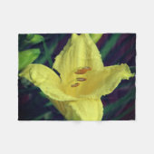 Couverture Polaire Fleurs jaunes (Devant (Horizontal))