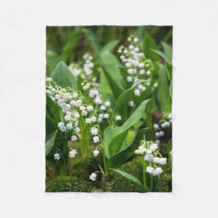 Couverture Polaire Fleurs   Lily de la vallée Suède