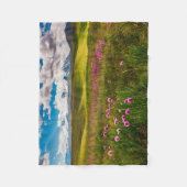 Couverture Polaire Fleurs | Montagnes de l'Altaï, Sibérie, Russie (Devant)