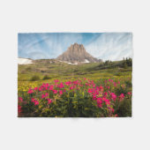 Couverture Polaire Fleurs | Parc national des Glaciers du Montana (Devant (Horizontal))