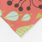 Couverture Polaire Fleurs pour vous faire sourire Blanche polaire (Coin)