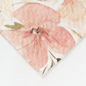 Couverture Polaire Fleurs printanières en fleurs (Coin)