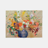Couverture Polaire Fleurs, Redon (Devant (Horizontal))