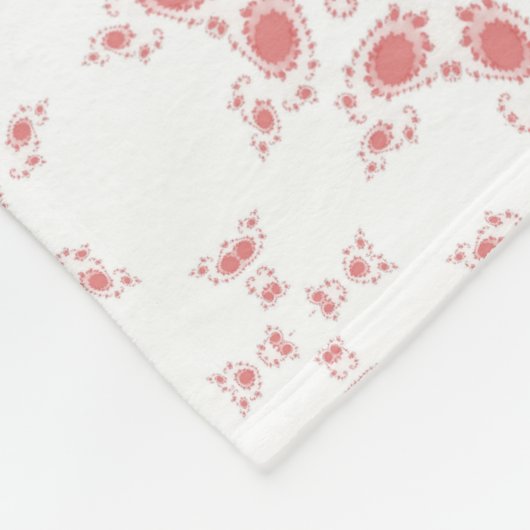 Couverture Polaire Fleurs roses (Coin)