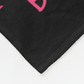 Couverture Polaire Fleurs roses Coeur Je suis un survivant Cancer du (Coin)