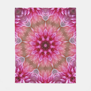 Couverture Polaire Fleurs roses en fleurs 