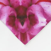 Couverture Polaire Fleurs roses en fleurs (Coin)
