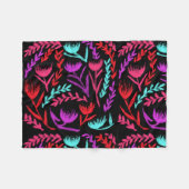 Couverture Polaire Fleurs sauvages en couleurs que POP! (Devant (Horizontal))