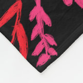 Couverture Polaire Fleurs sauvages en couleurs que POP! (Coin)