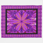 Couverture Polaire Fleurs sauvages sauvages 17 (Devant (Horizontal))