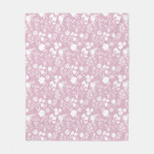 Couverture Polaire Fleurs sur net 01.bx4 Lpink BG (Devant)