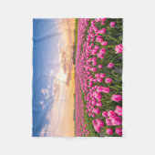 Couverture Polaire Fleurs | Tulips Holland Sud, Pays-Bas (Devant)