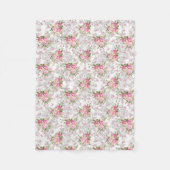 Couverture Polaire Fleurs vintages (Devant)