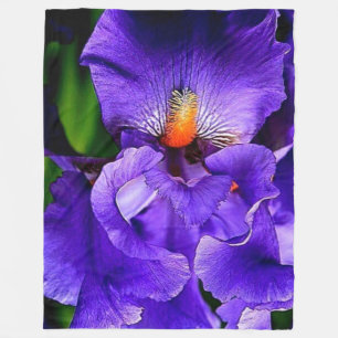 COUVERTURE POLAIRE FLEUVE PURPLE