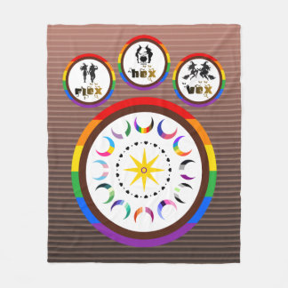 Couverture Polaire Flex. Hex. Vex. Sorcières LGBTQIA Body Positive