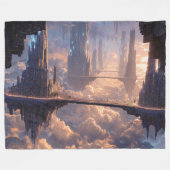 Couverture Polaire Floating Metropolis in the Clouds (Devant (Horizontal))