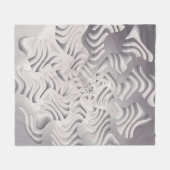 Couverture Polaire flocon d'argent (Devant (Horizontal))