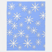 Couverture Polaire Flocon de neige (Devant)