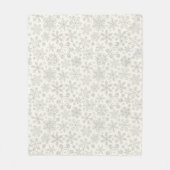 Couverture Polaire Flocon de neige (Devant)