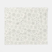Couverture Polaire Flocon de neige (Devant (Horizontal))