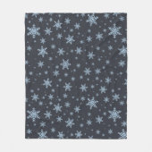 Couverture Polaire Flocon de neige (Devant)