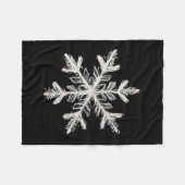 Couverture polaire flocon de neige (Devant (Horizontal))