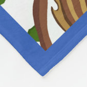 Couverture Polaire Flocon de neige au hibou (Coin)