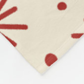 Couverture Polaire Flocon de neige en étoile scandinave (Coin)