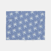 Couverture Polaire Flocons de neige (Devant (Horizontal))