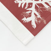 Couverture Polaire Flocons de neige  (Coin)