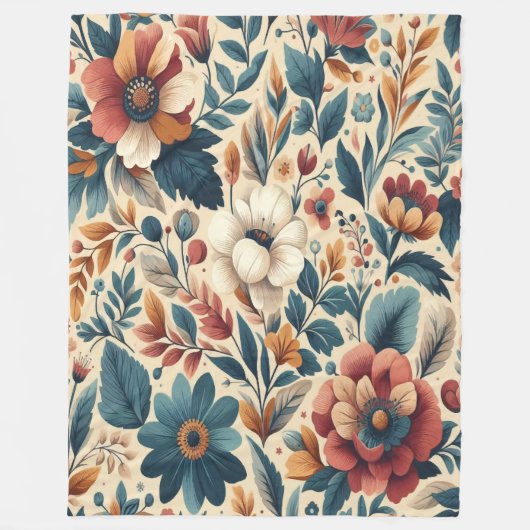 Couverture Polaire Flora Warms (Devant)