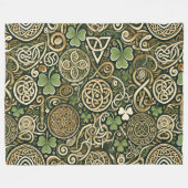 Couverture Polaire Floraison Celtique (Devant (Horizontal))