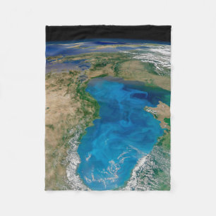 Couverture Polaire Floraison De Phytoplancton Bleu En Mer Noire