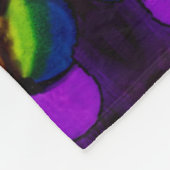 Couverture Polaire Floraison Électrique (Coin)