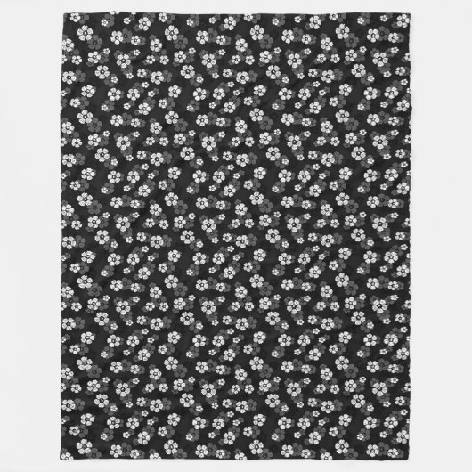 Couverture Polaire Floral (Devant)