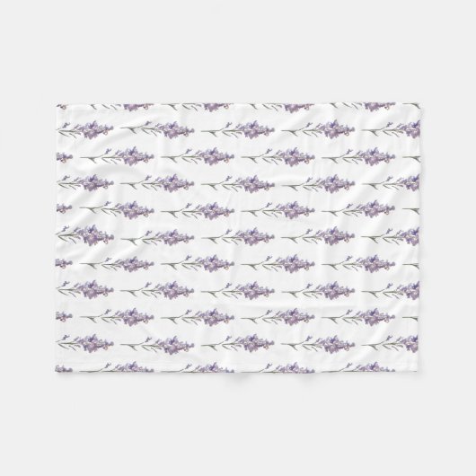 Couverture Polaire Floral (Devant (Horizontal))