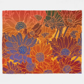 Couverture Polaire Floral (Devant (Horizontal))