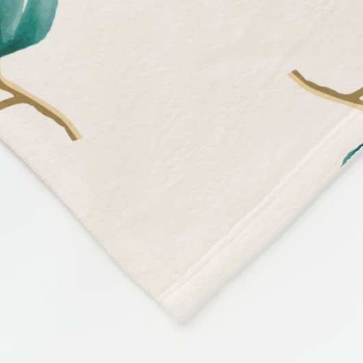 Couverture Polaire Floral (Coin)