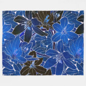 Couverture Polaire Floral (Devant (Horizontal))