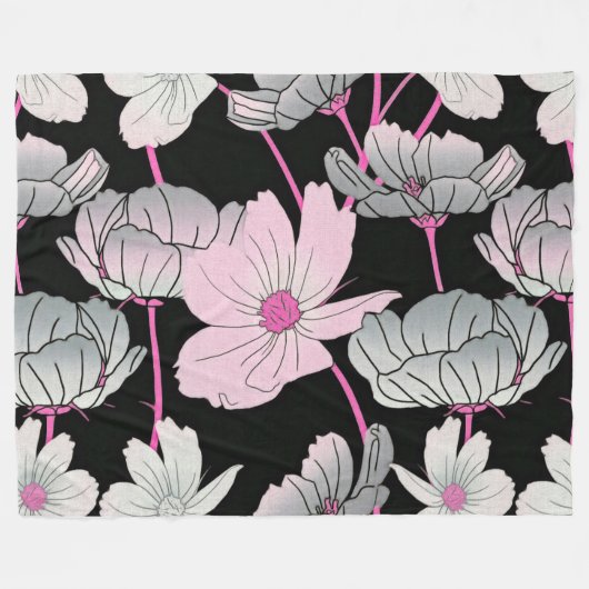 Couverture Polaire Floral (Devant (Horizontal))