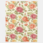 Couverture Polaire Floral (Devant)