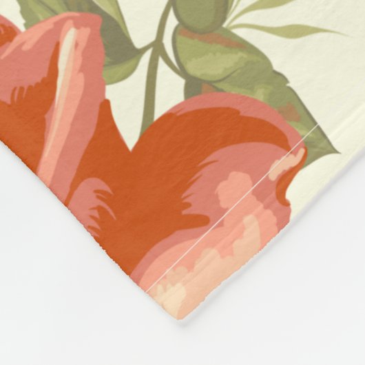 Couverture Polaire Floral (Coin)