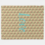 Couverture Polaire Floral (Devant (Horizontal))