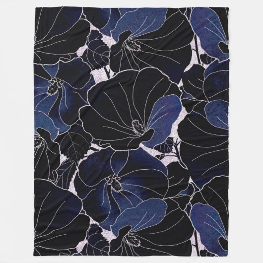 Couverture Polaire Floral (Devant)