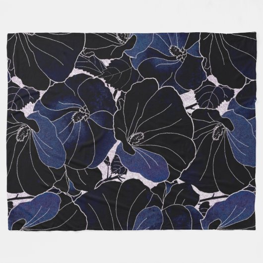 Couverture Polaire Floral (Devant (Horizontal))